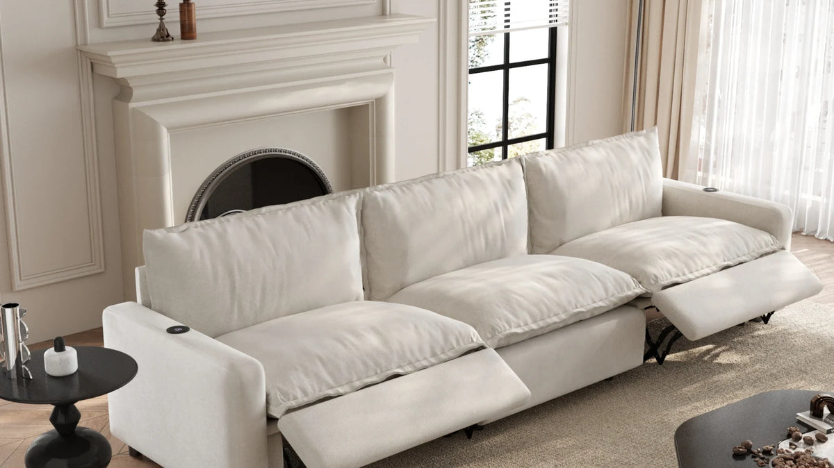 Haven Power-Motion Recliner Sofa (Waterproof Fabric | US Stock)