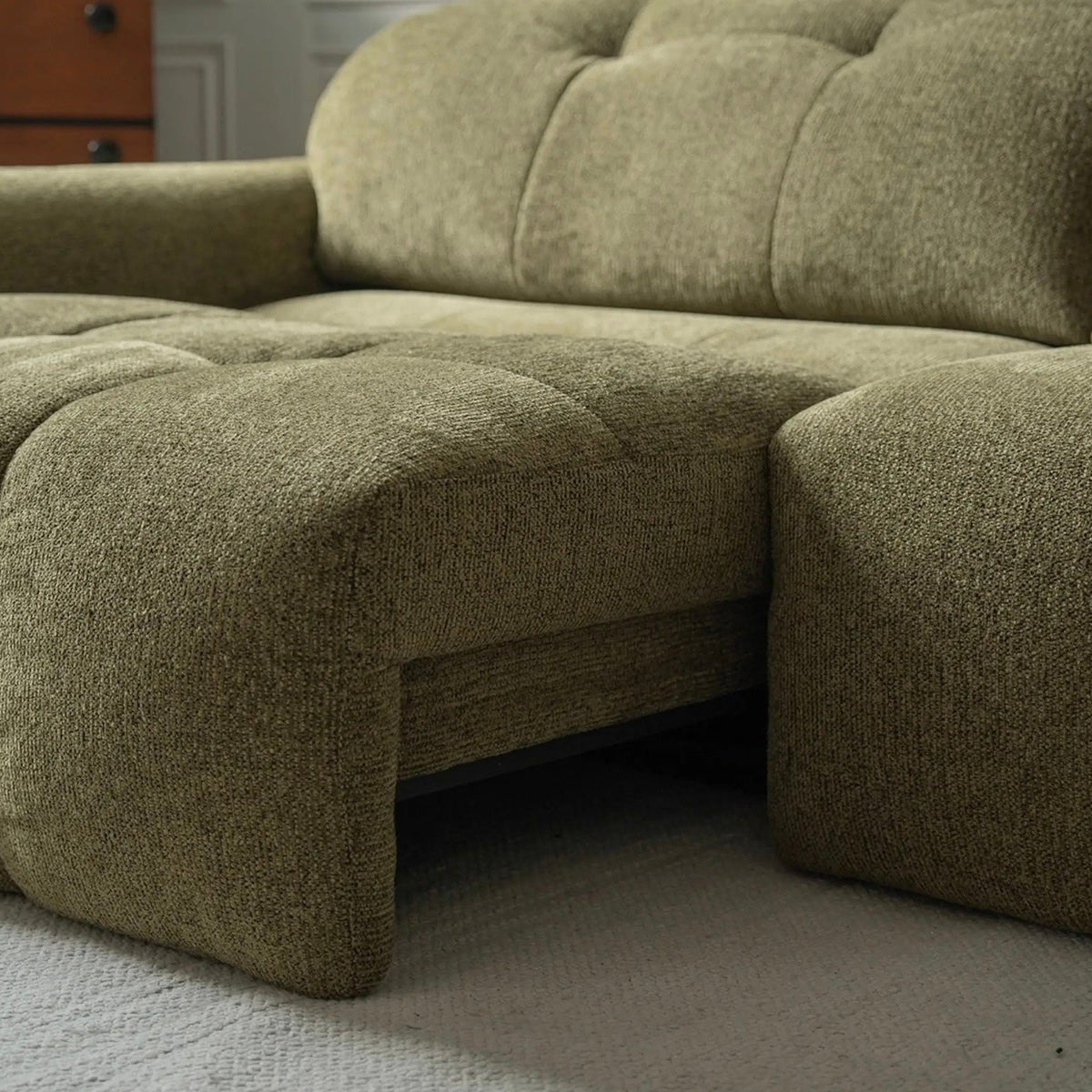 CloudNest tufted seat and upholstery detail