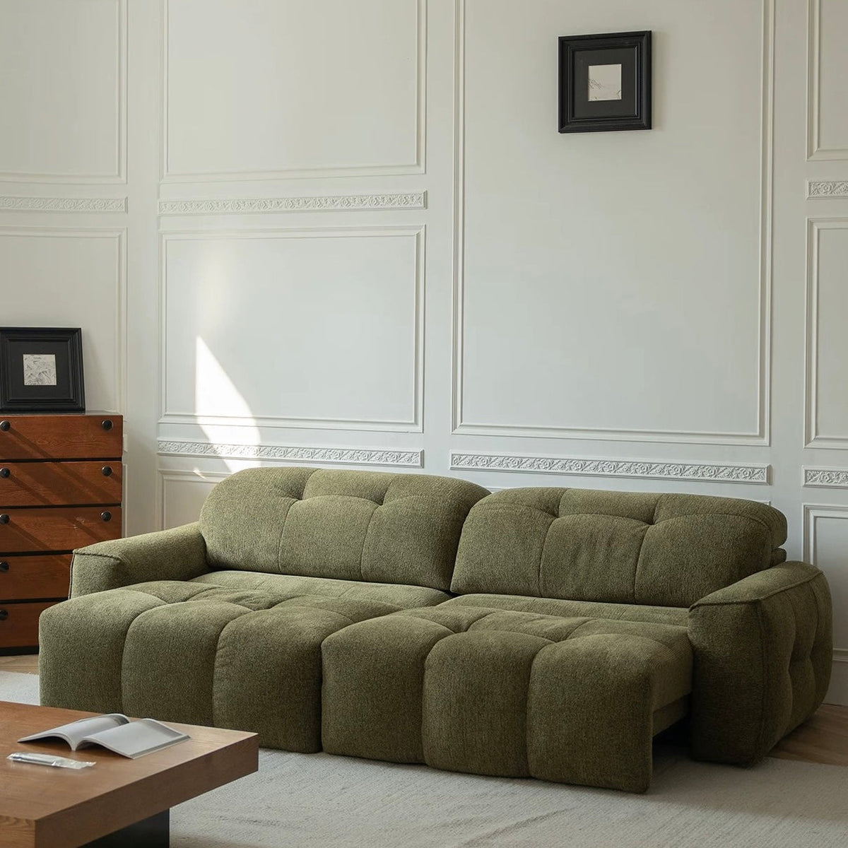 CloudNest sofa fully extended