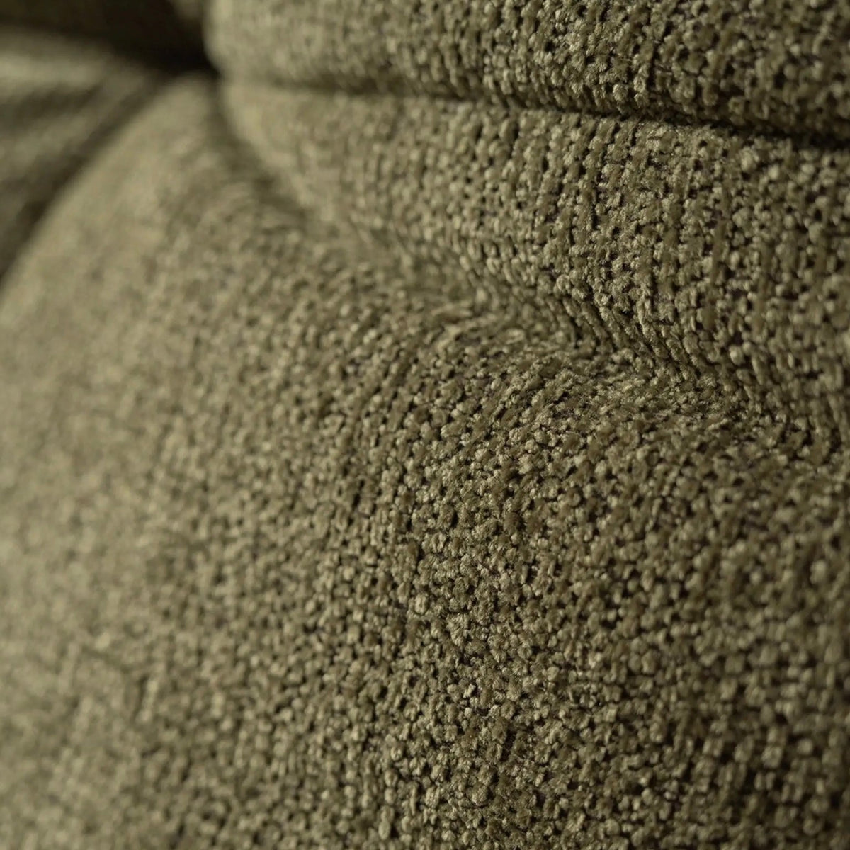 CloudNest olive upholstery texture close-up