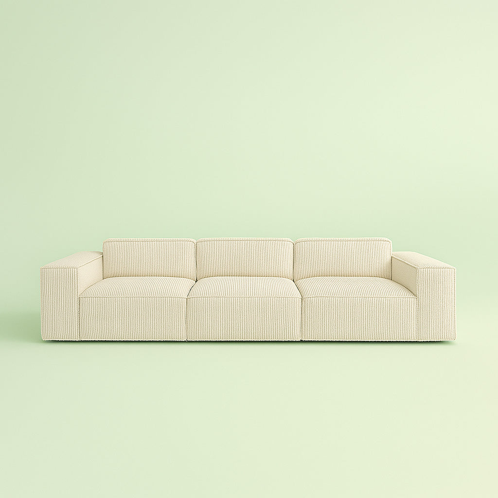 Aria-Luxury Corduroy PackSavvy Sofa