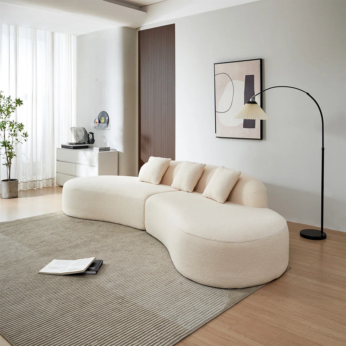 CurveCloud™ Modular Sherpa PackSavvy Sofa