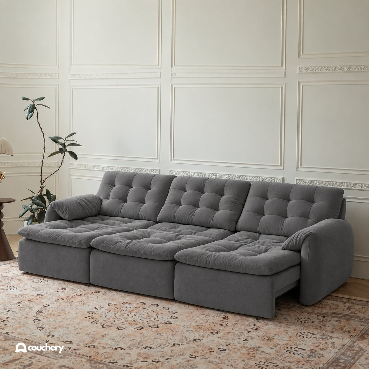 LumaNest colour preview — Graphite Grey chenille · LN06
