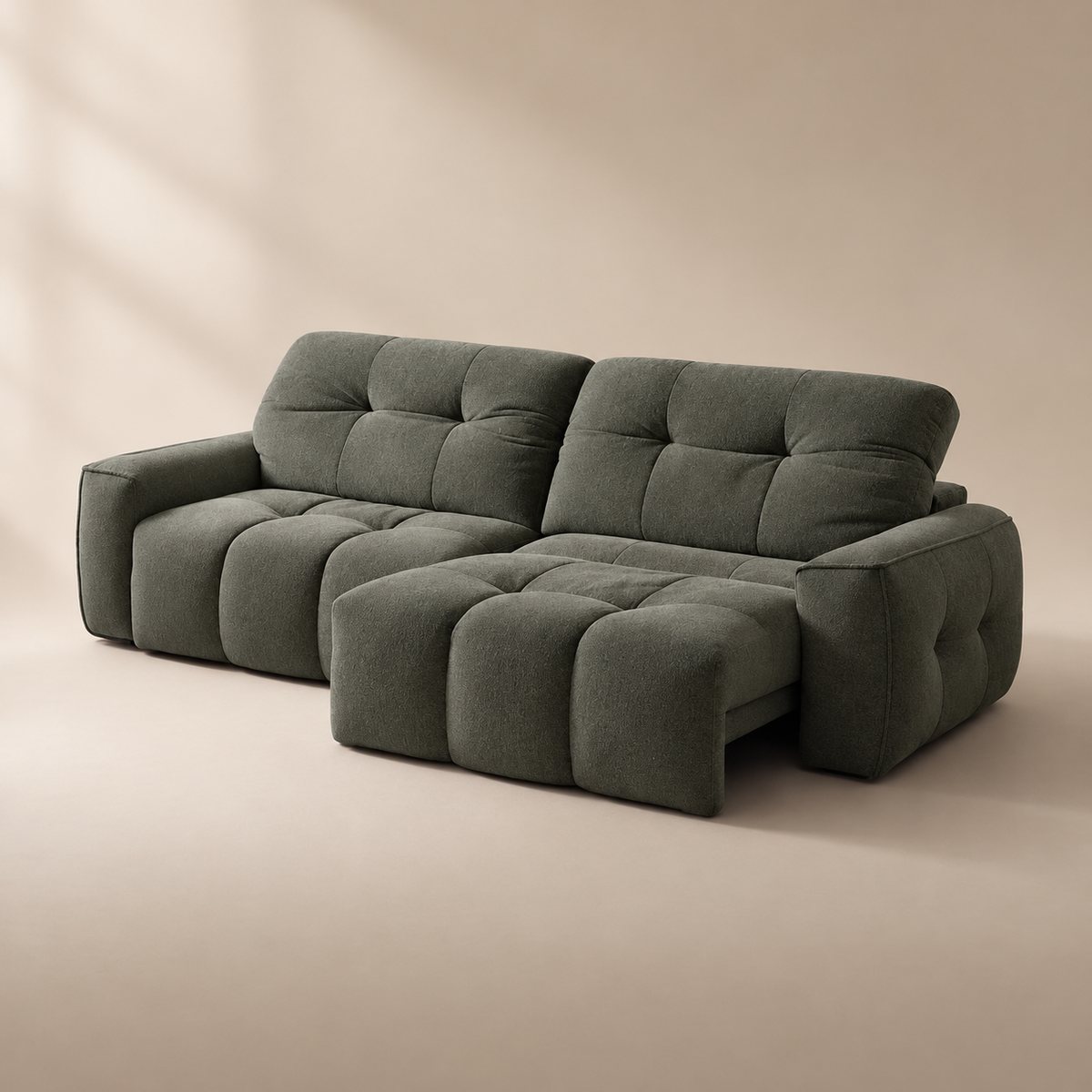 CloudNest sofa in Cloudsoft Weave Olive Smoke CW13 — upholstery colour preview