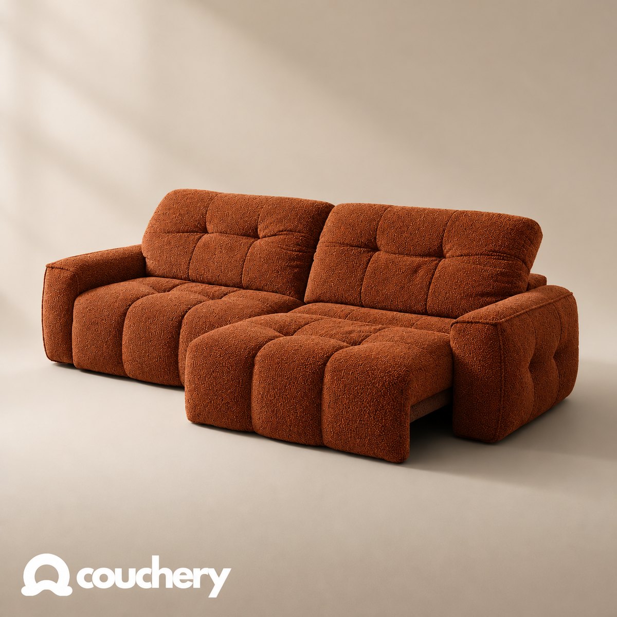 CloudNest Loft Bouclé Burnt Sienna LB11 colour preview