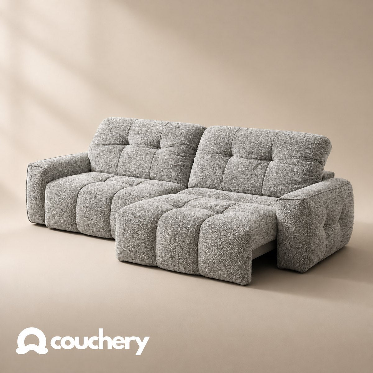 CloudNest Loft Bouclé Frost Grey LB20 colour preview