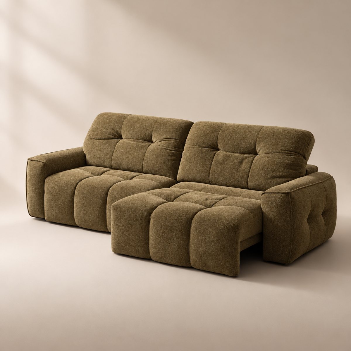 Cloudnest sofa in Velour Suede Antique Olive VS03 — upholstery colour preview