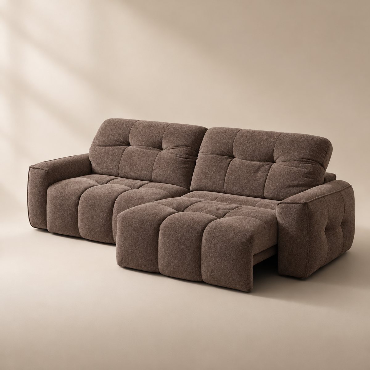 Cloudnest sofa in Velour Suede Cocoa Taupe VS05 — upholstery colour preview