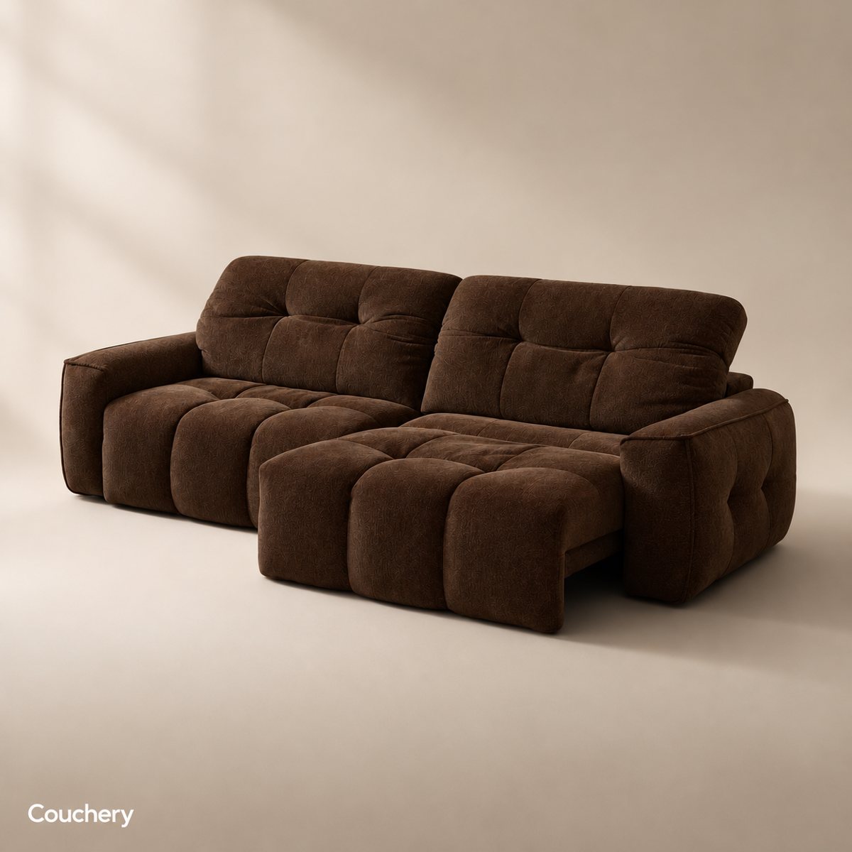 Cloudnest sofa in Velour Suede Dark Truffle VS11 — upholstery colour preview