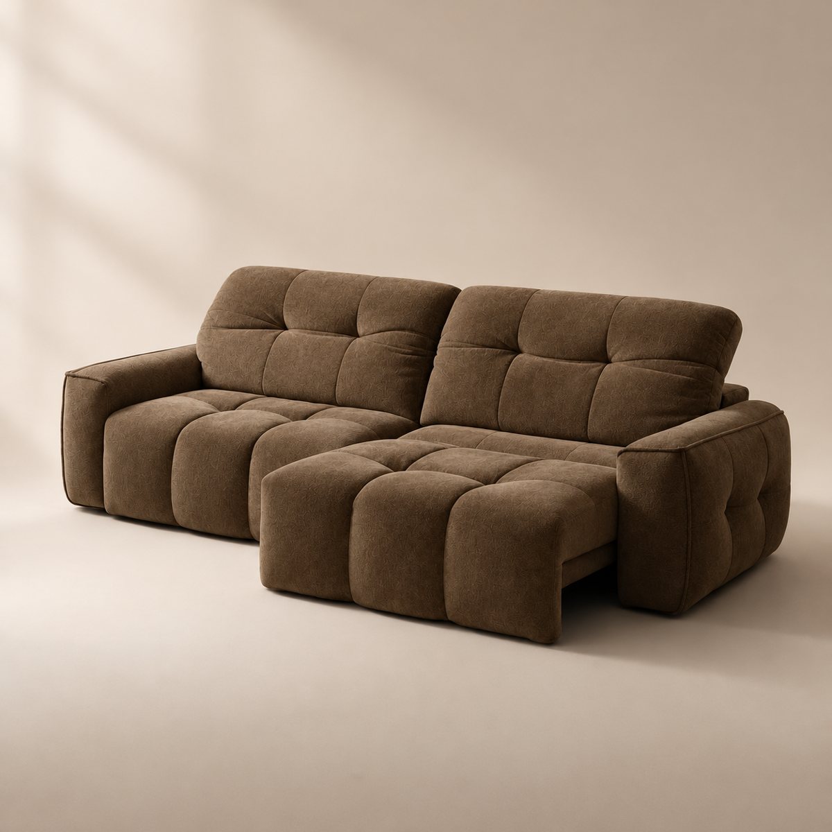 Cloudnest sofa in Velour Suede Mocha Bark VS15 — upholstery colour preview