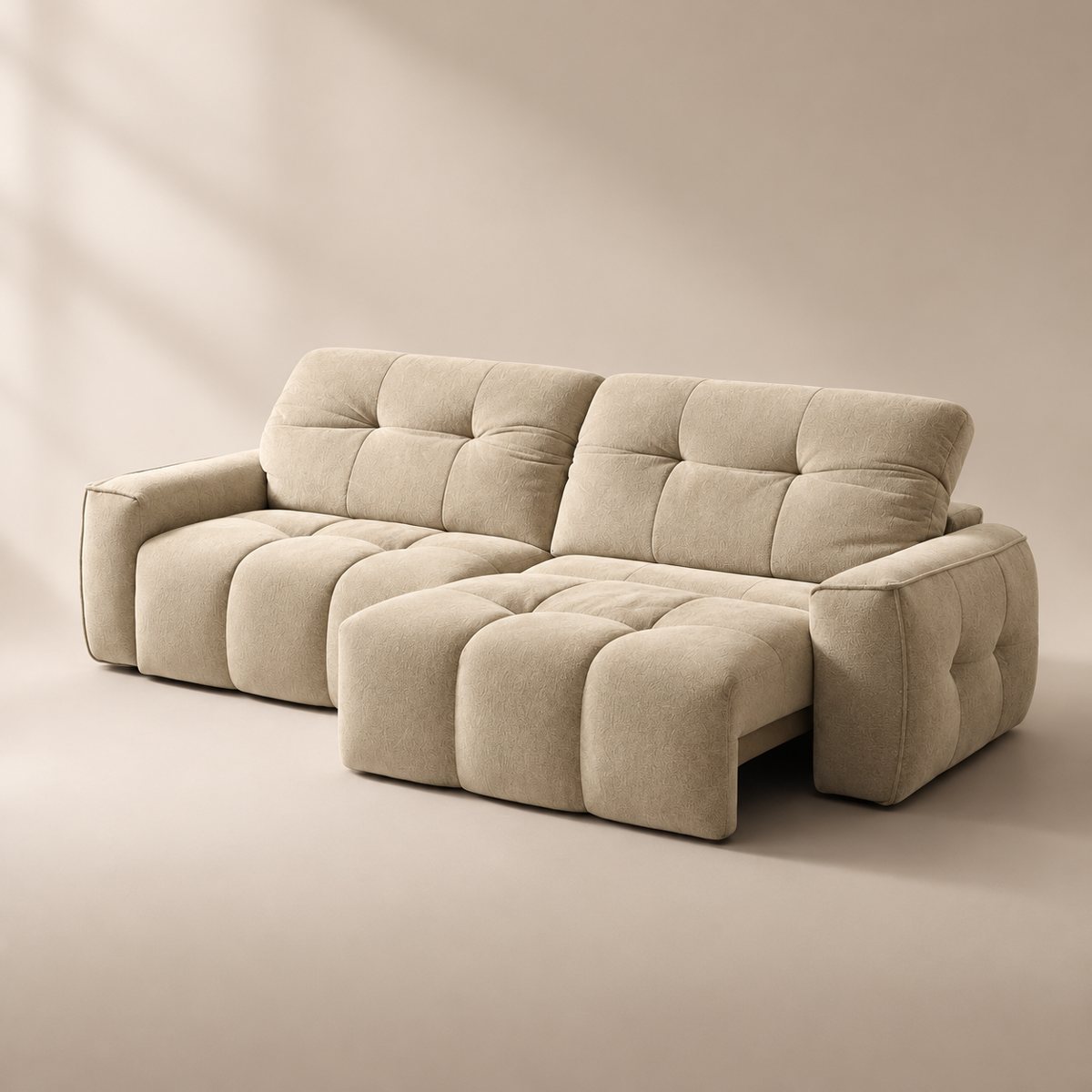 Cloudnest sofa in Velour Suede Oat Cream VS01 — upholstery colour preview
