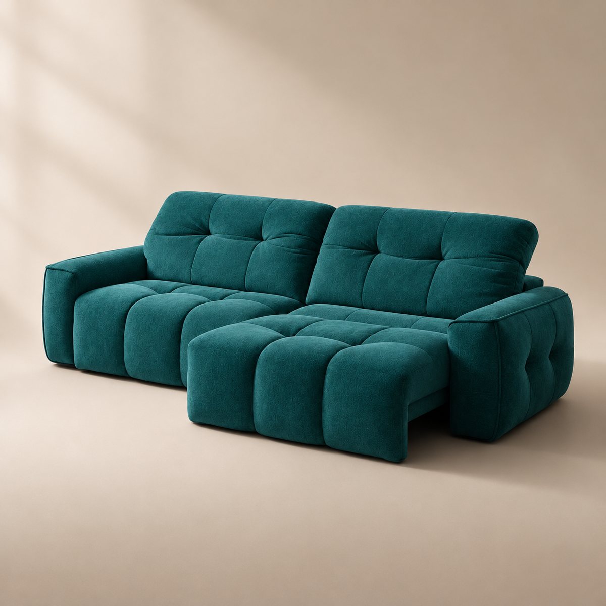 Cloudnest sofa in Velour Suede Peacock Teal VS29 — upholstery colour preview
