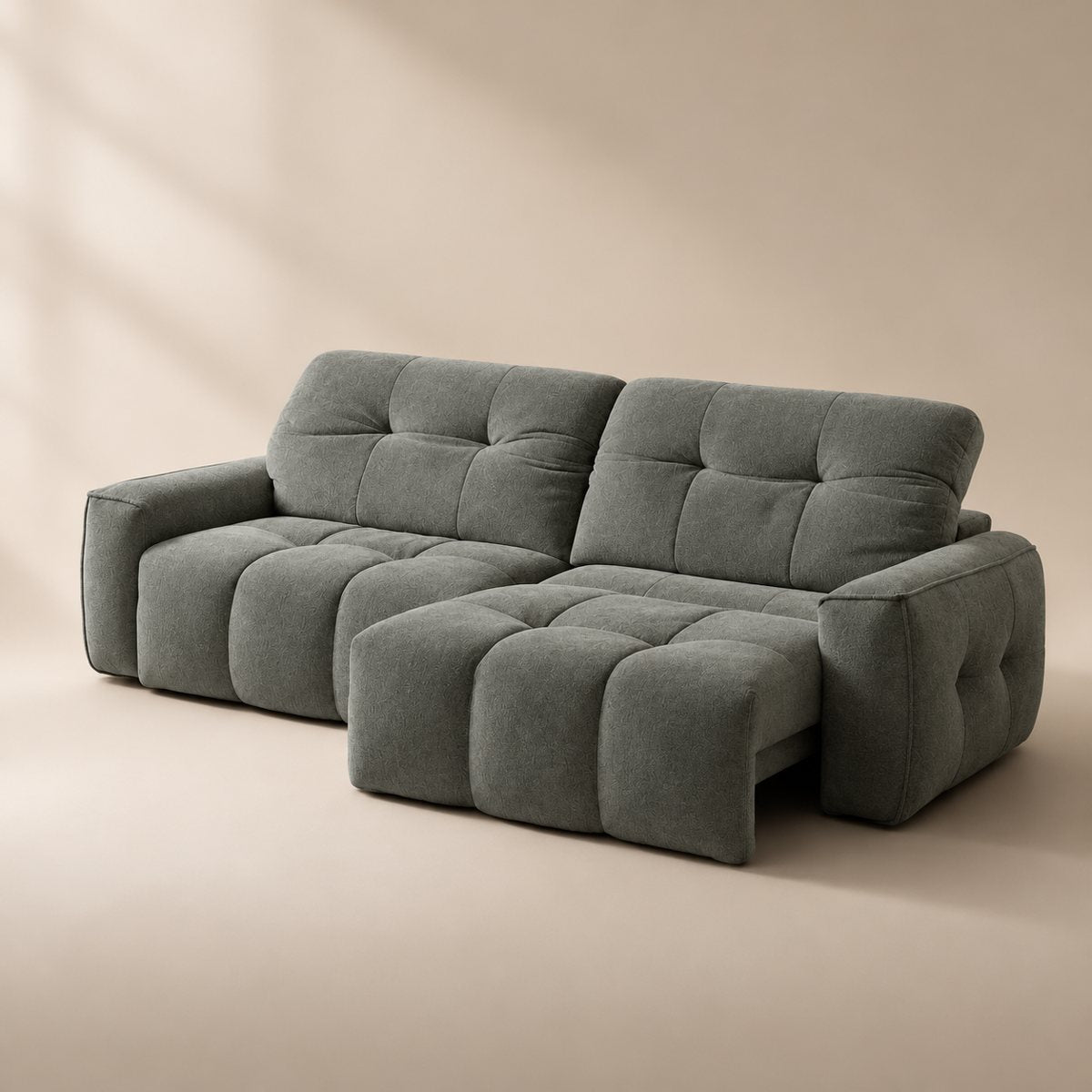 Cloudnest sofa in Velour Suede Pewter Grey VS33 — upholstery colour preview