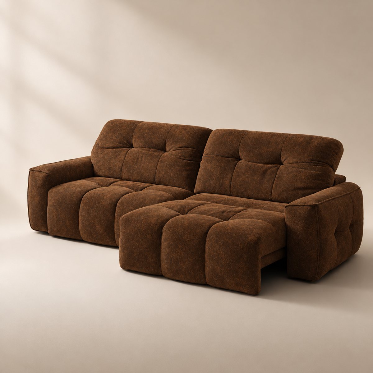 Cloudnest sofa in Velour Suede Saddle Umber VS04 — upholstery colour preview