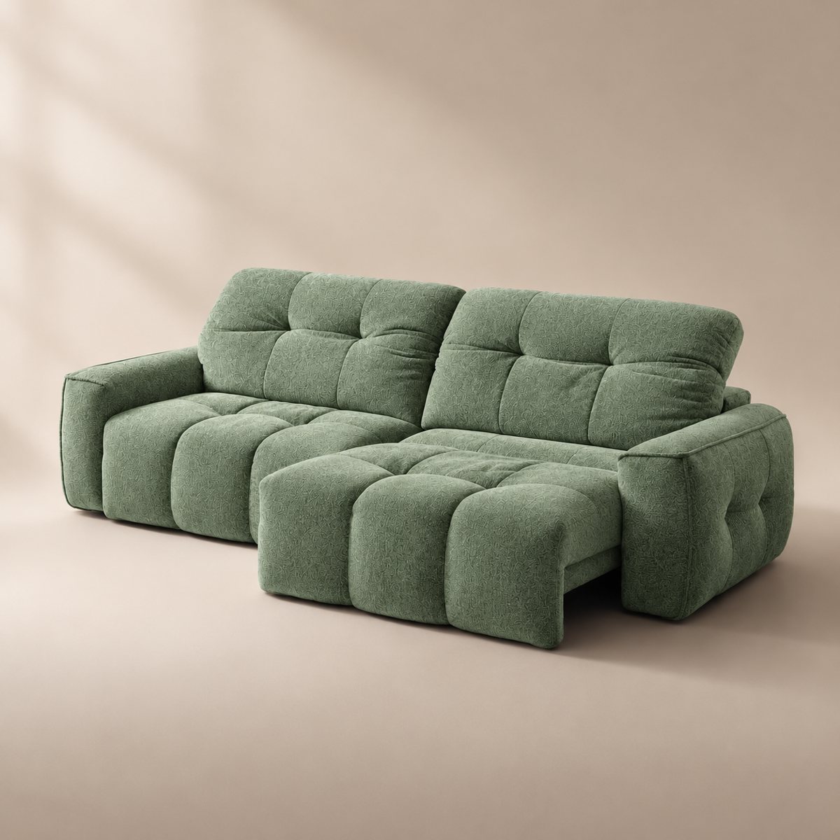 Cloudnest sofa in Velour Suede Sage Leaf VS08 — upholstery colour preview
