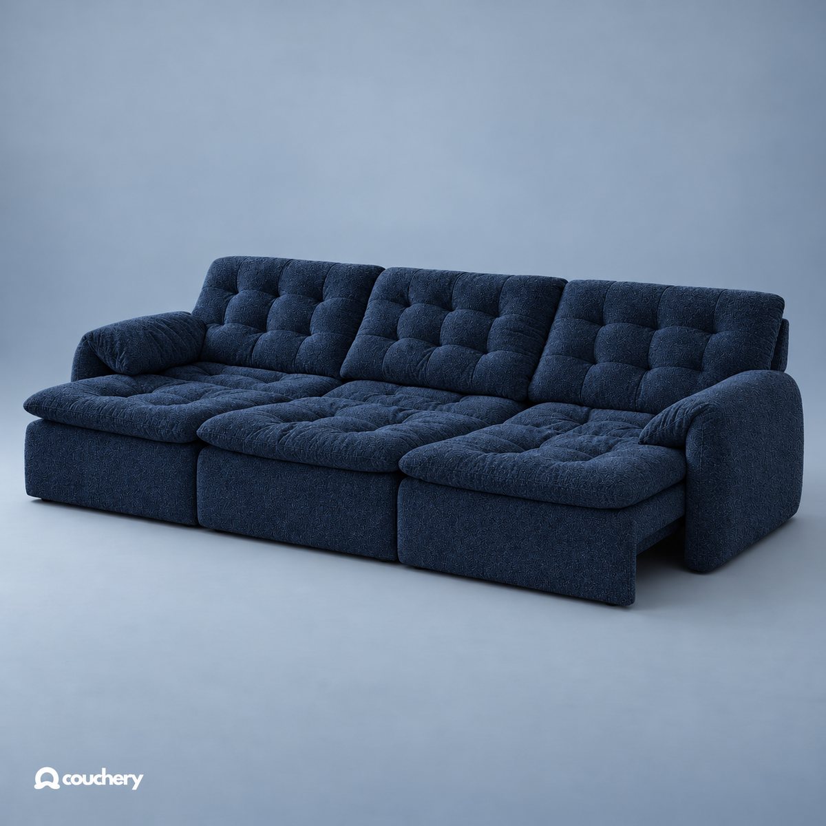 LumaNest Loft Bouclé Midnight Blue LB18 colour preview
