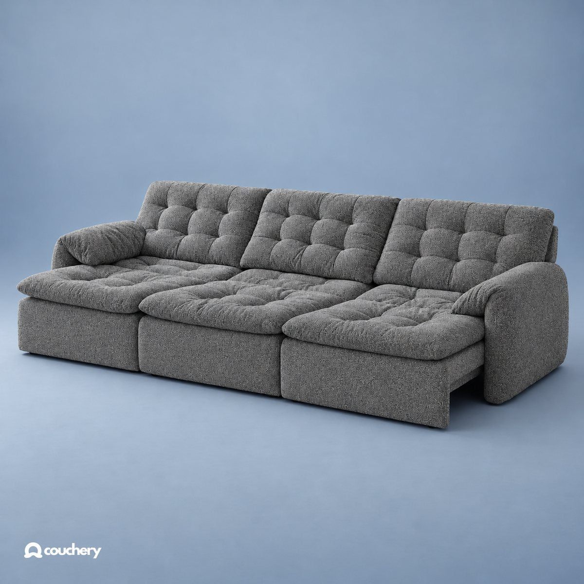 LumaNest Loft Bouclé Slate Grey LB06 colour preview