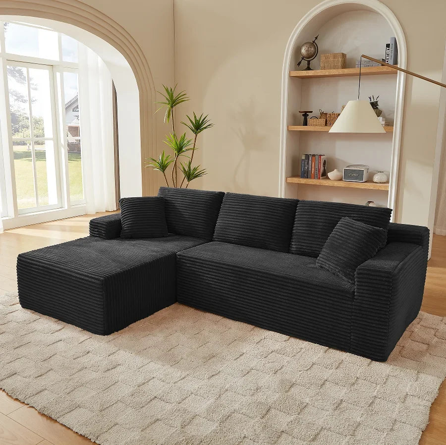 ShiftLounge L-Shape PackSavvy Chaise Sofa (US Stock)