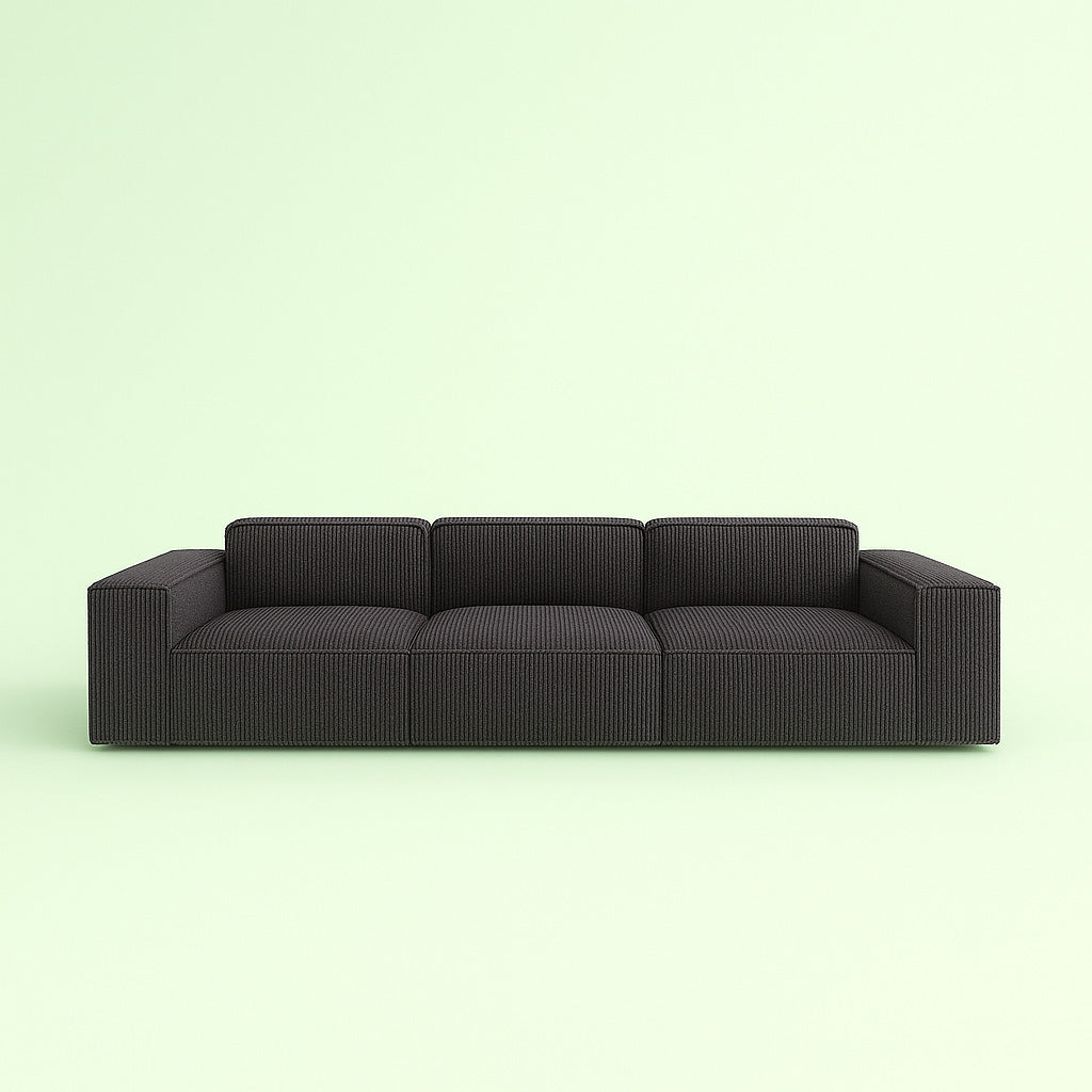 Corduroy | Charcoal Black