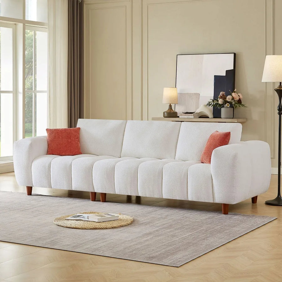 Cream living room set — detail