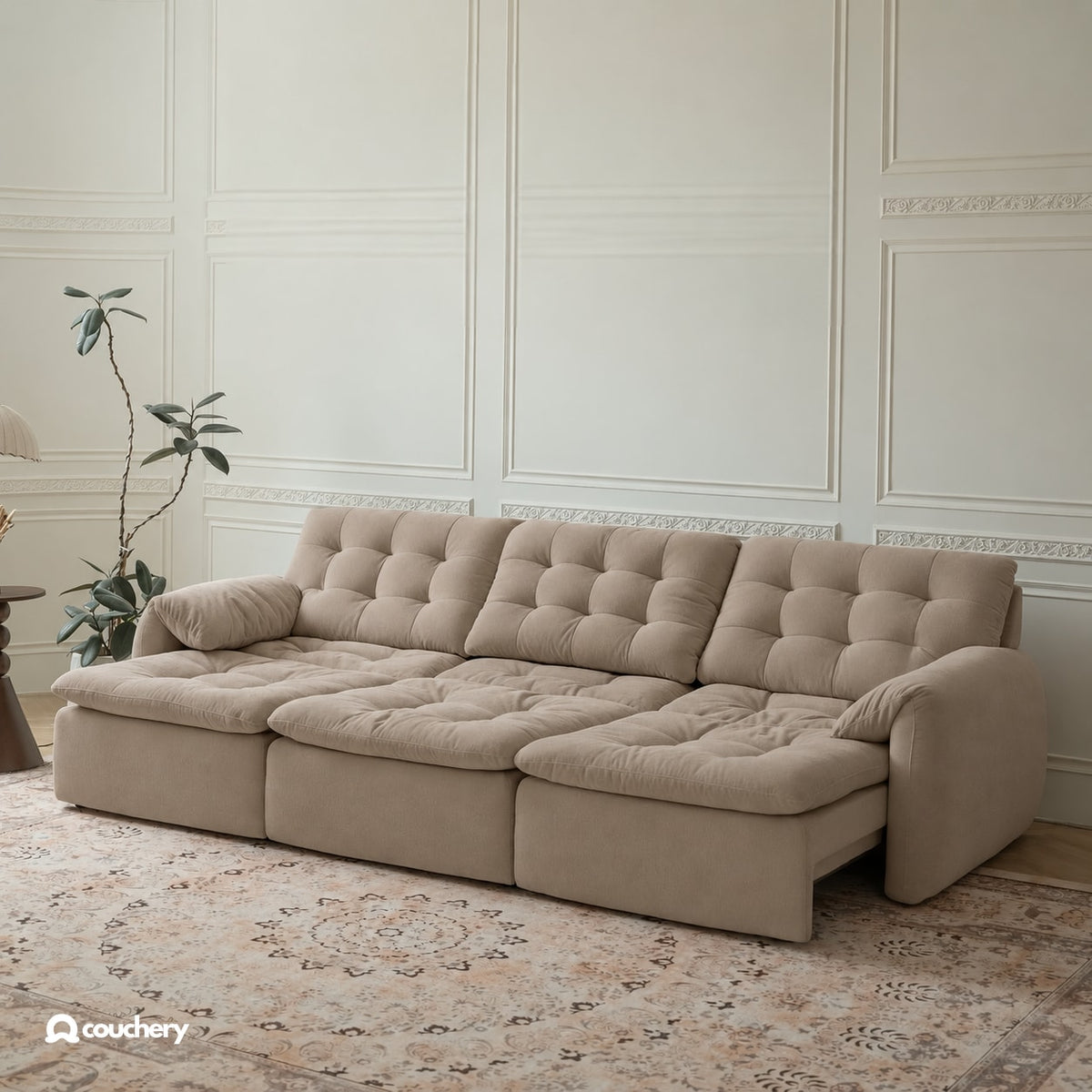 LumaNest colour preview — Sandstone chenille · LN04