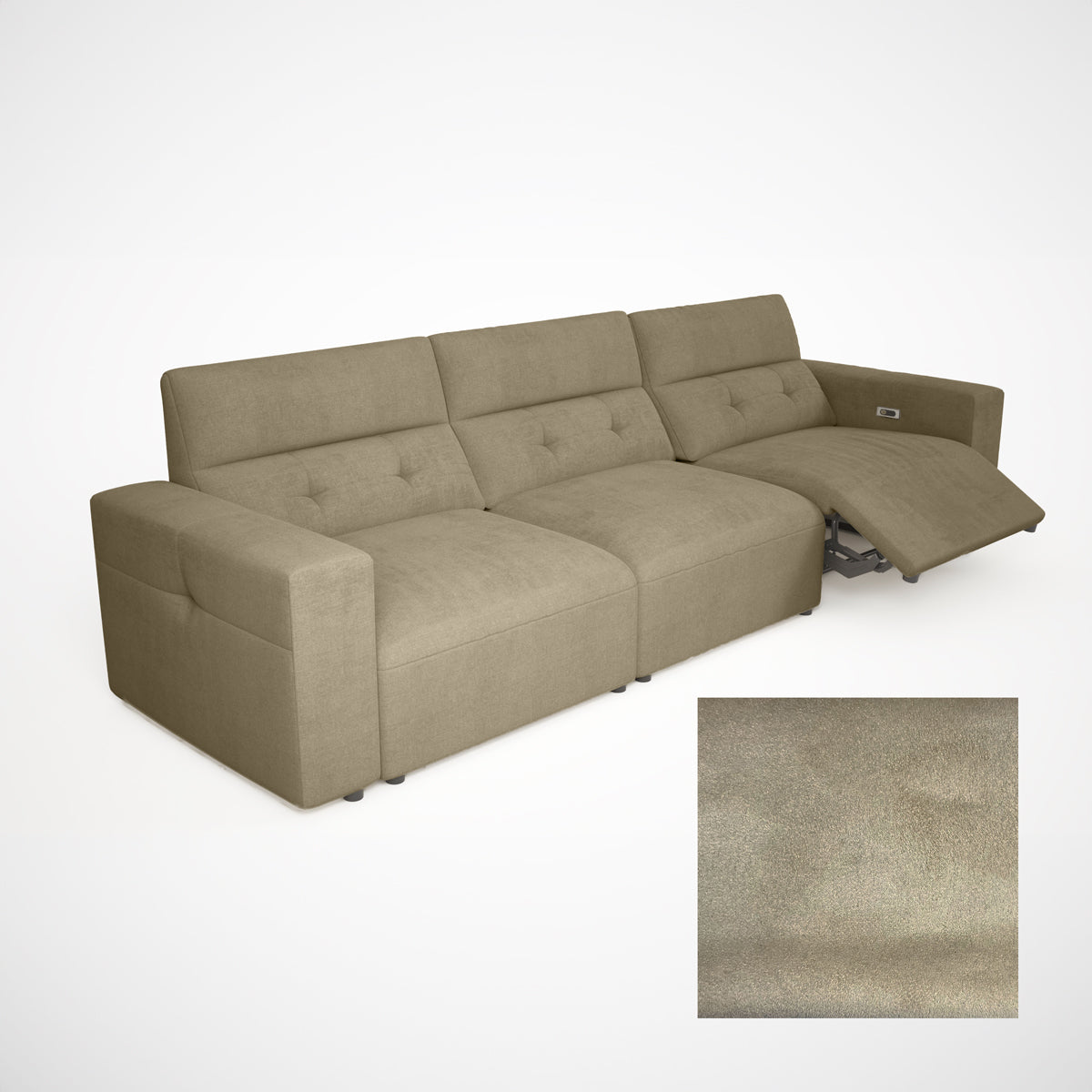Serenity Faux Suede Sandy Beige