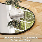 Clear reflection close-up