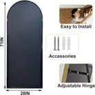 Mirror size 71 x 26 inches and accessories