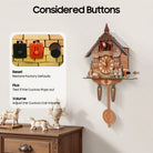 Cuckoo clock on a wall