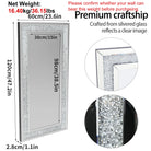 Crushed crystal wall mirror dimensions