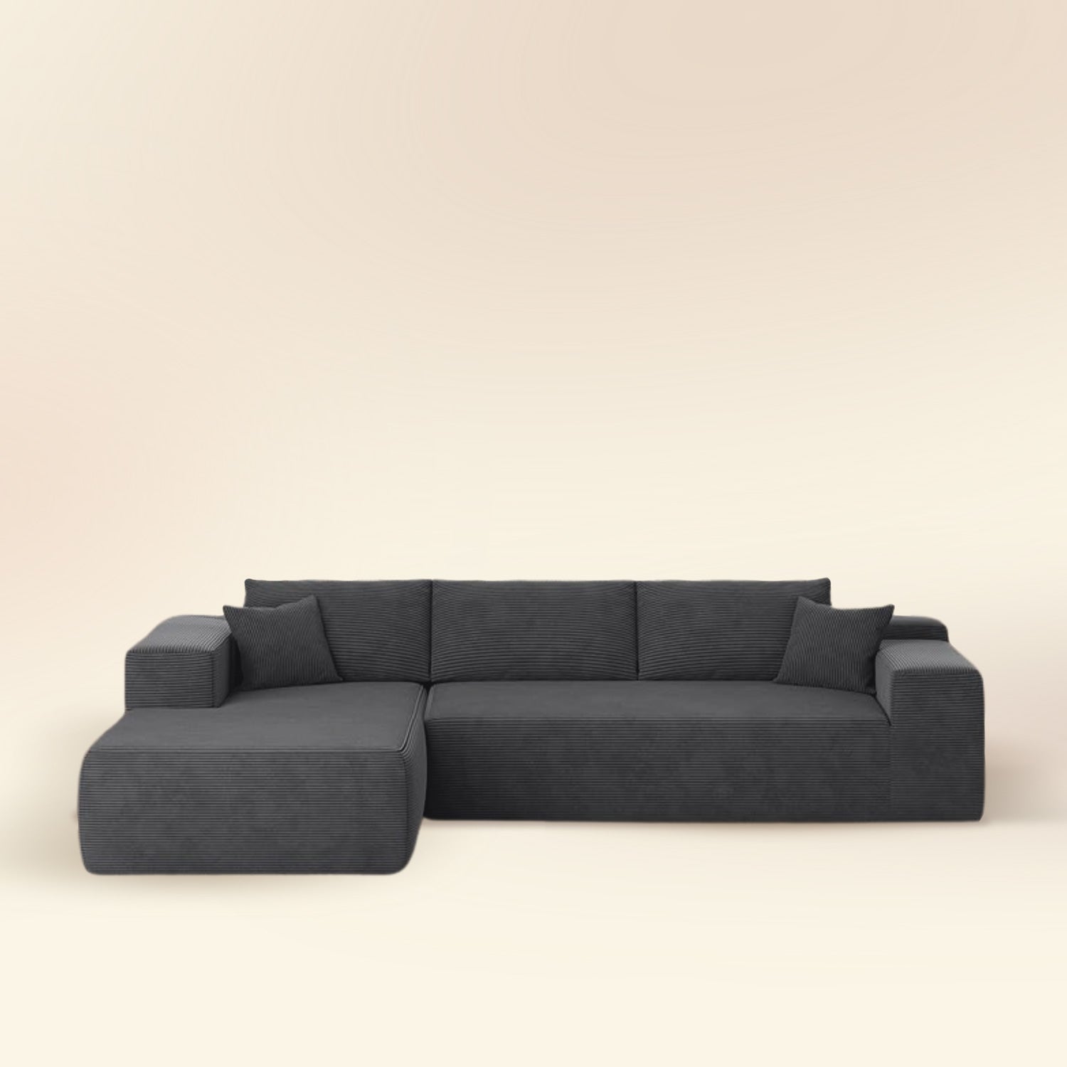 ShiftLounge L-Shape PackSavvy Chaise Sofa | Sofa in a Box | Couchery