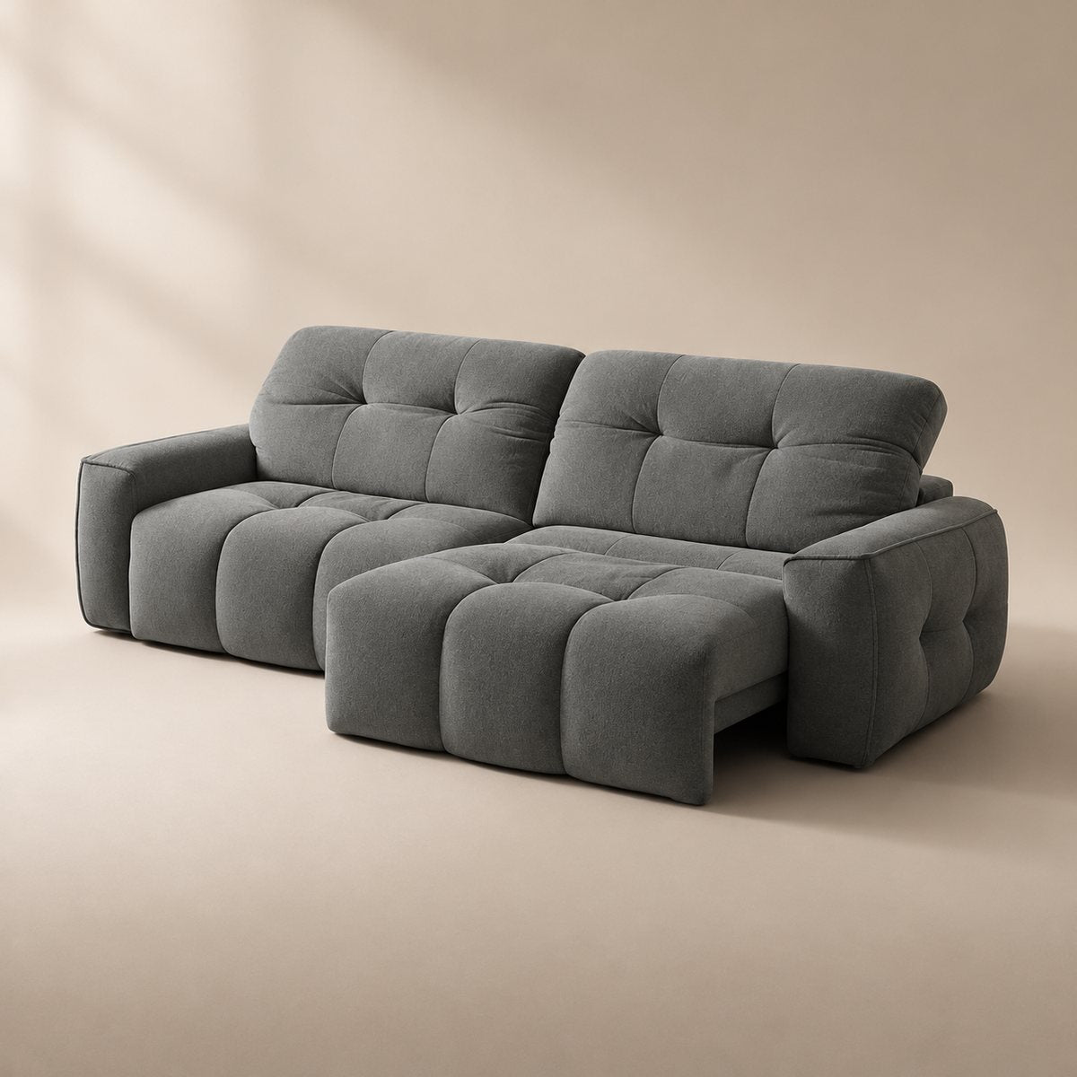 CloudNest sofa in Cloudsoft Weave Mist Grey CW12 — upholstery colour preview