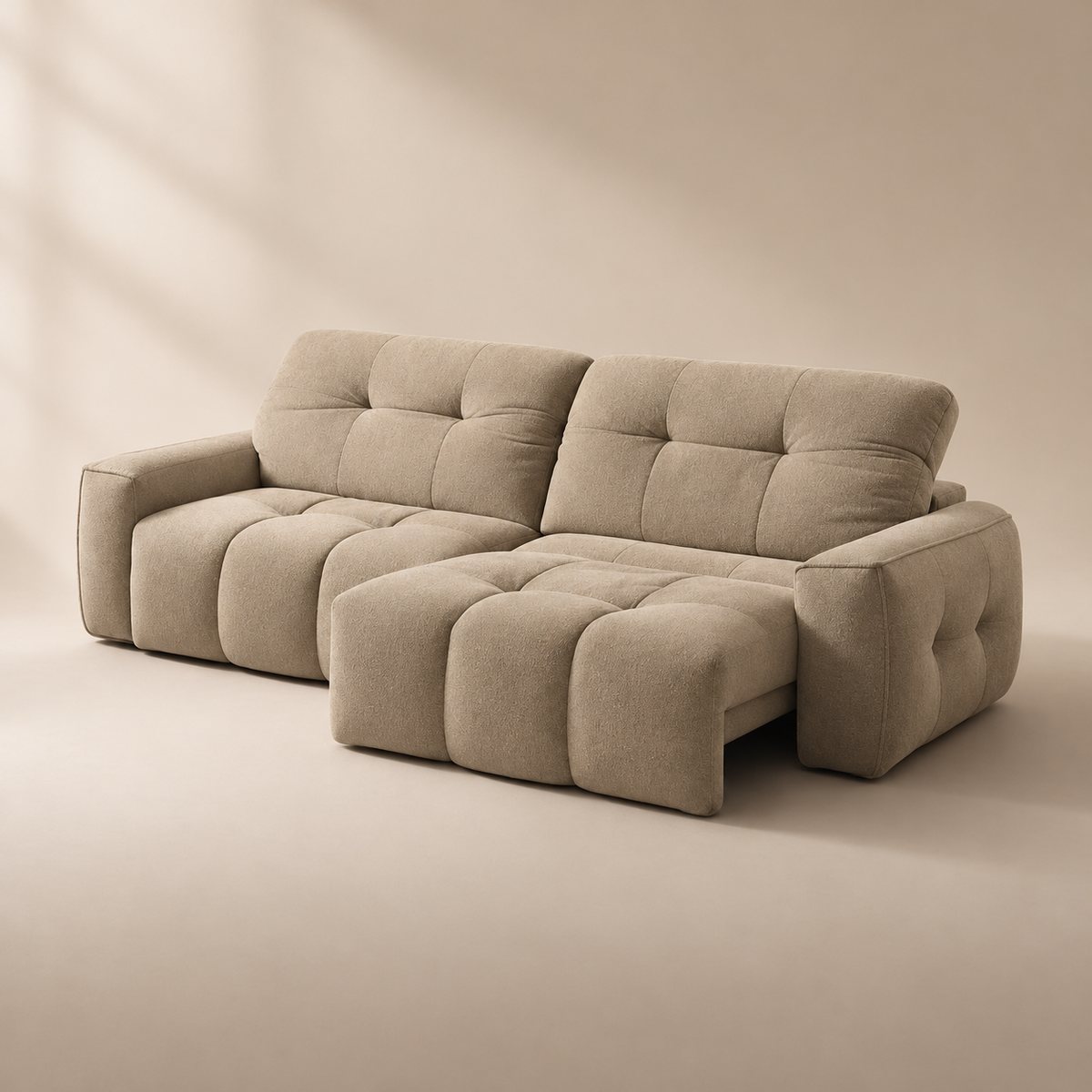 CloudNest sofa in Cloudsoft Weave Oat Beige CW04 — upholstery colour preview