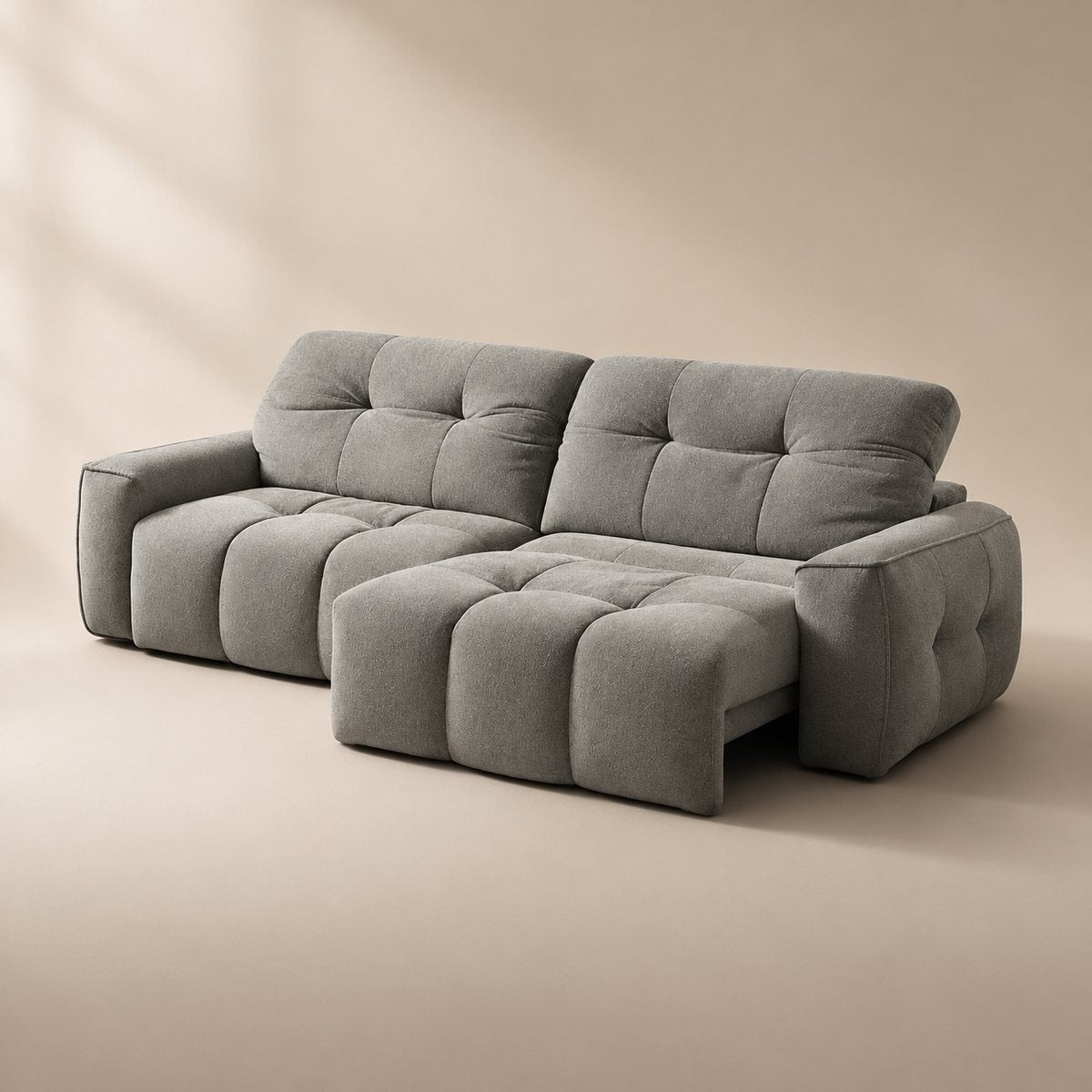CloudNest sofa in Cloudsoft Weave Silver Pebble CW06 — upholstery colour preview