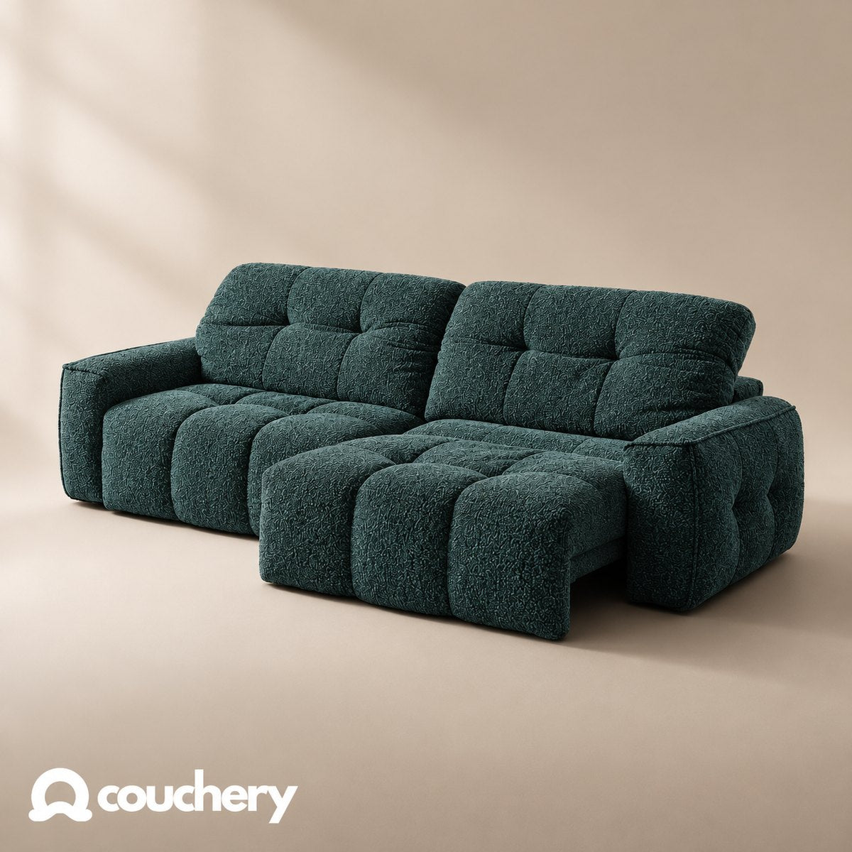CloudNest Loft Bouclé Deep Teal LB15 colour preview