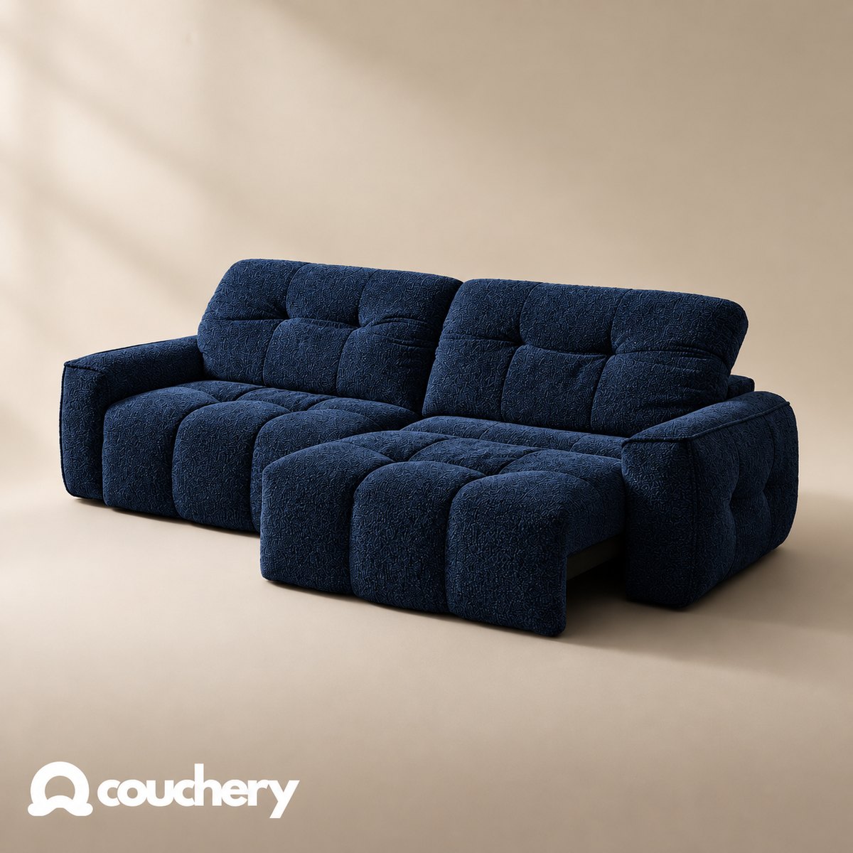 CloudNest Loft Bouclé Midnight Blue LB18 colour preview
