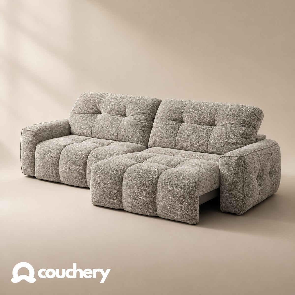 CloudNest Loft Bouclé Mushroom LB04 colour preview