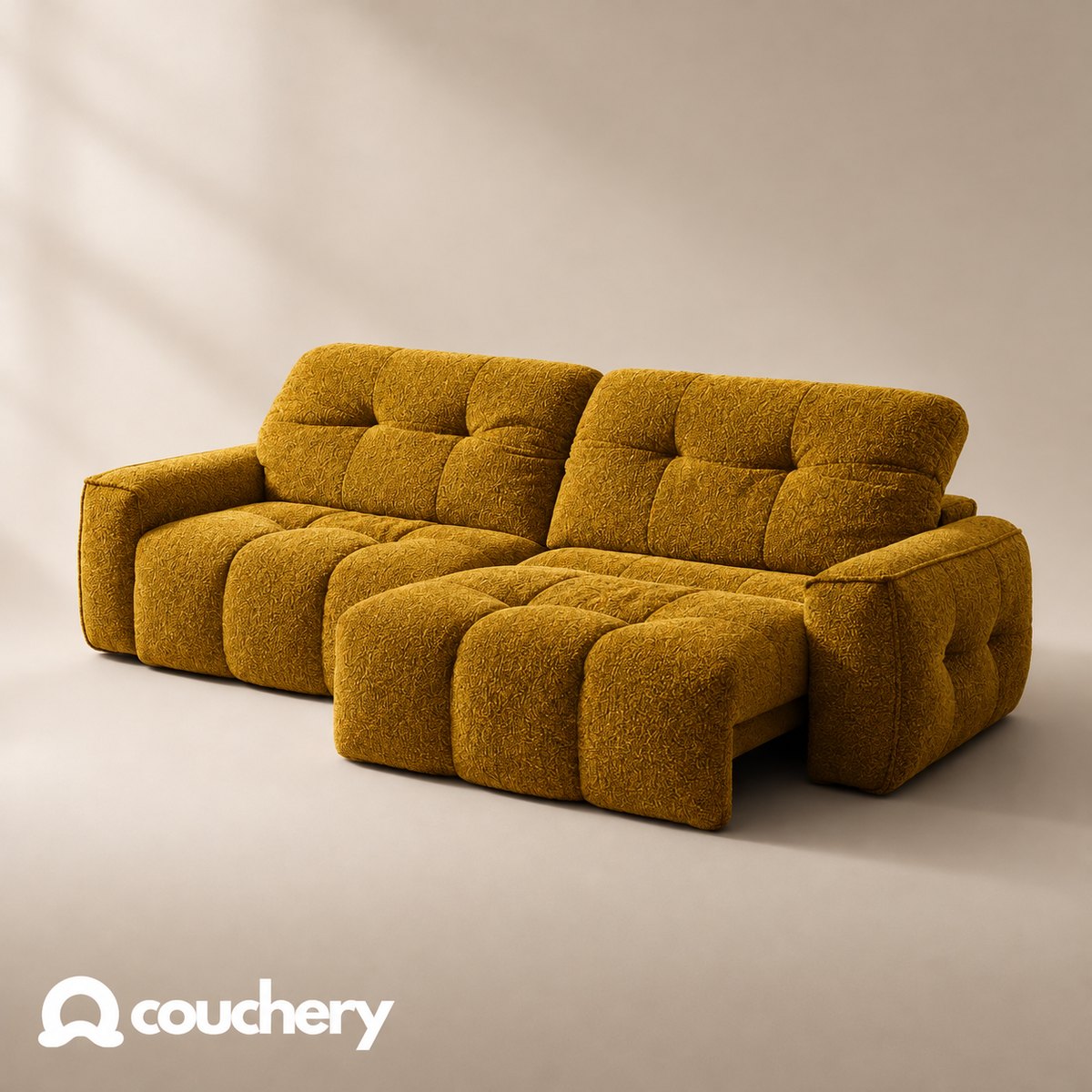CloudNest Loft Bouclé Ochre Gold LB10 colour preview