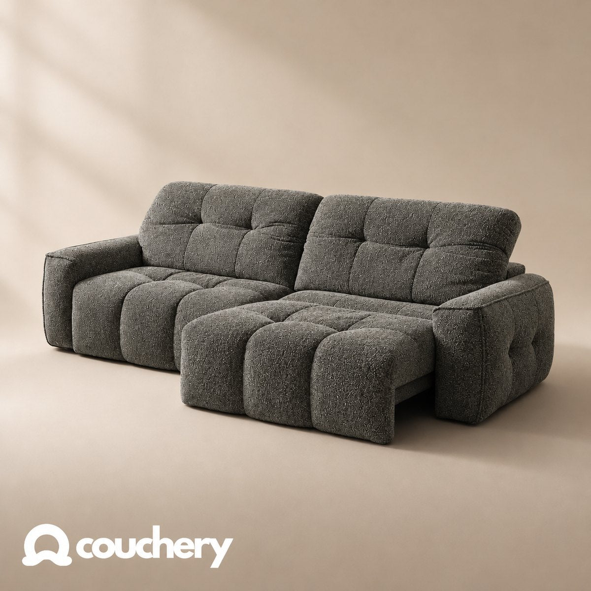 CloudNest Loft Bouclé Slate Grey LB06 colour preview