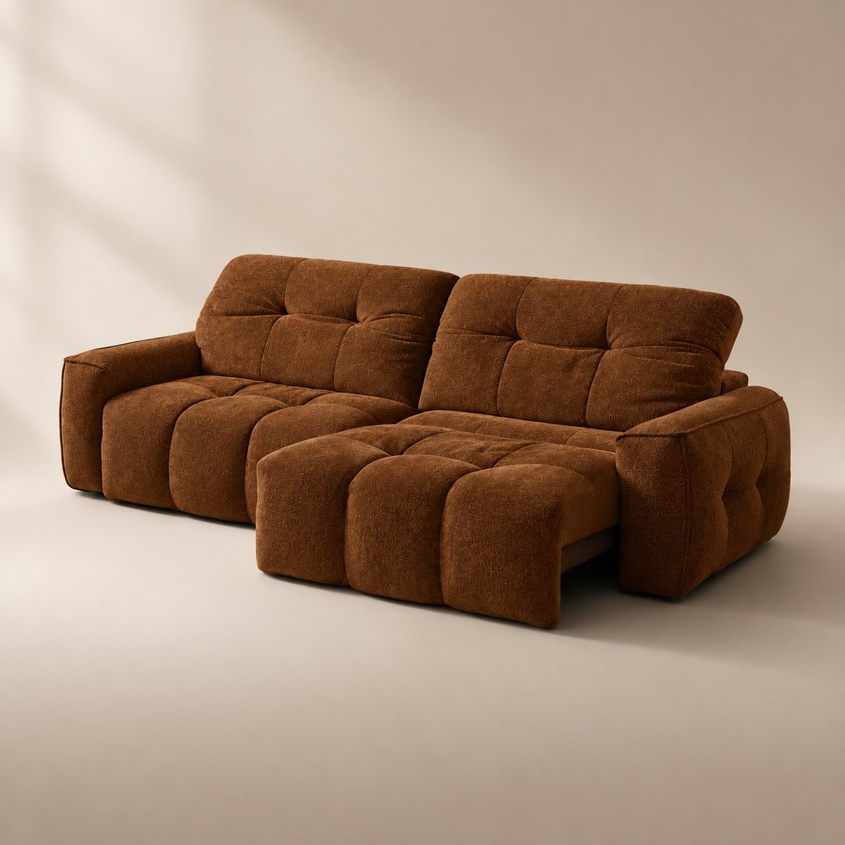 Cloudnest sofa in Velour Suede Burnished Copper VS10 — upholstery colour preview