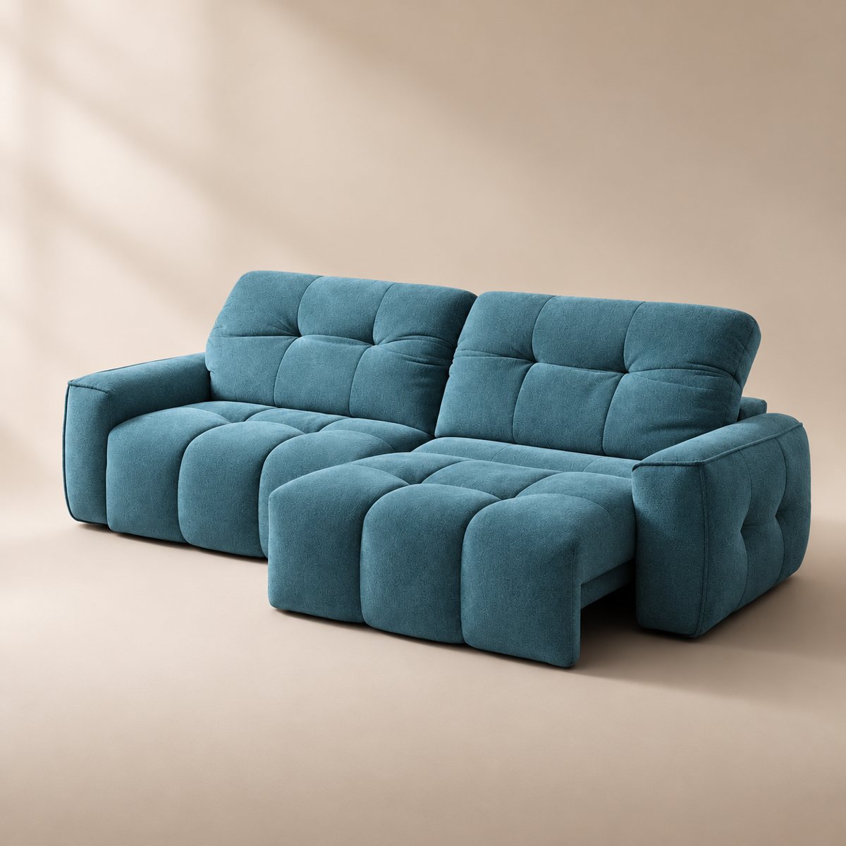 Cloudnest sofa in Velour Suede Lagoon Blue VS22 — upholstery colour preview