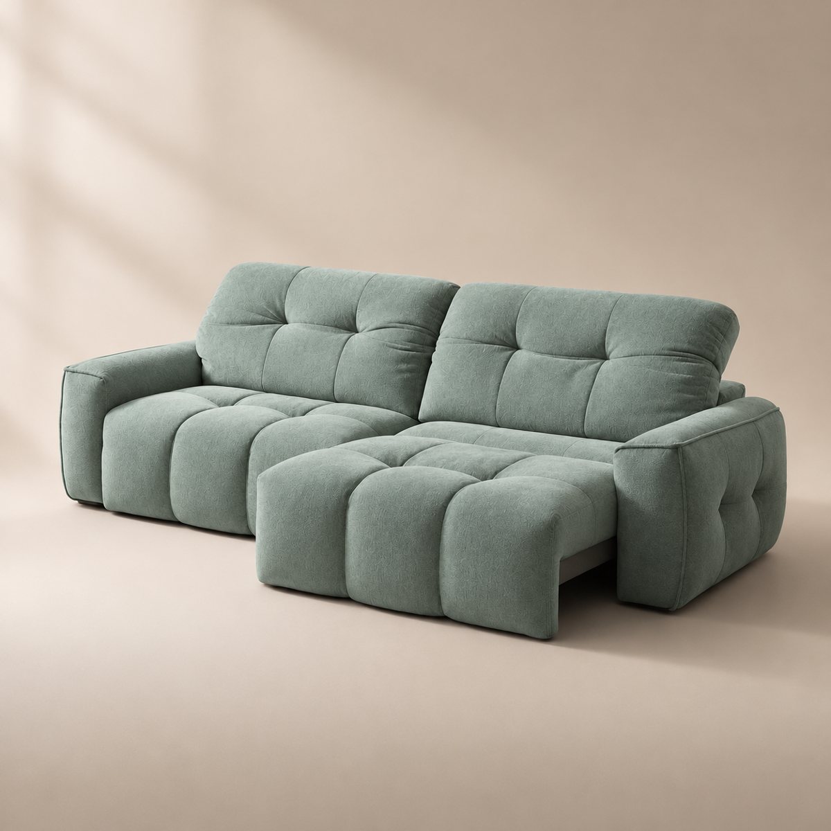 Cloudnest sofa in Velour Suede Sea Mist VS17 — upholstery colour preview