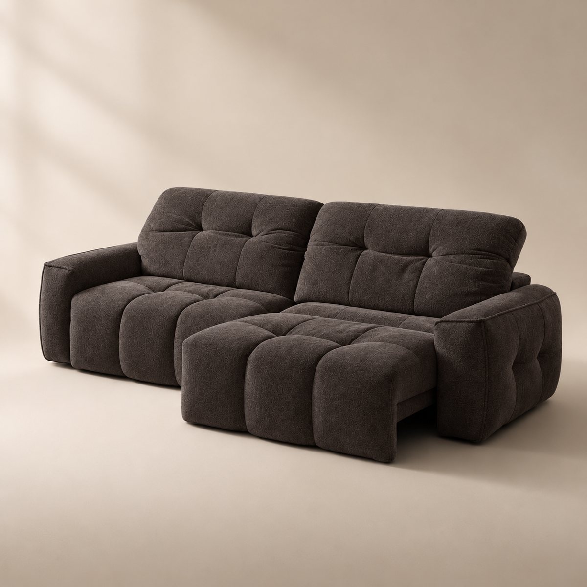Cloudnest sofa in Velour Suede Smoky Charcoal VS12 — upholstery colour preview