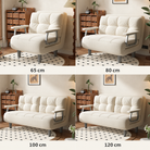 Ivory corduroy folding sleeper — four nominal width options