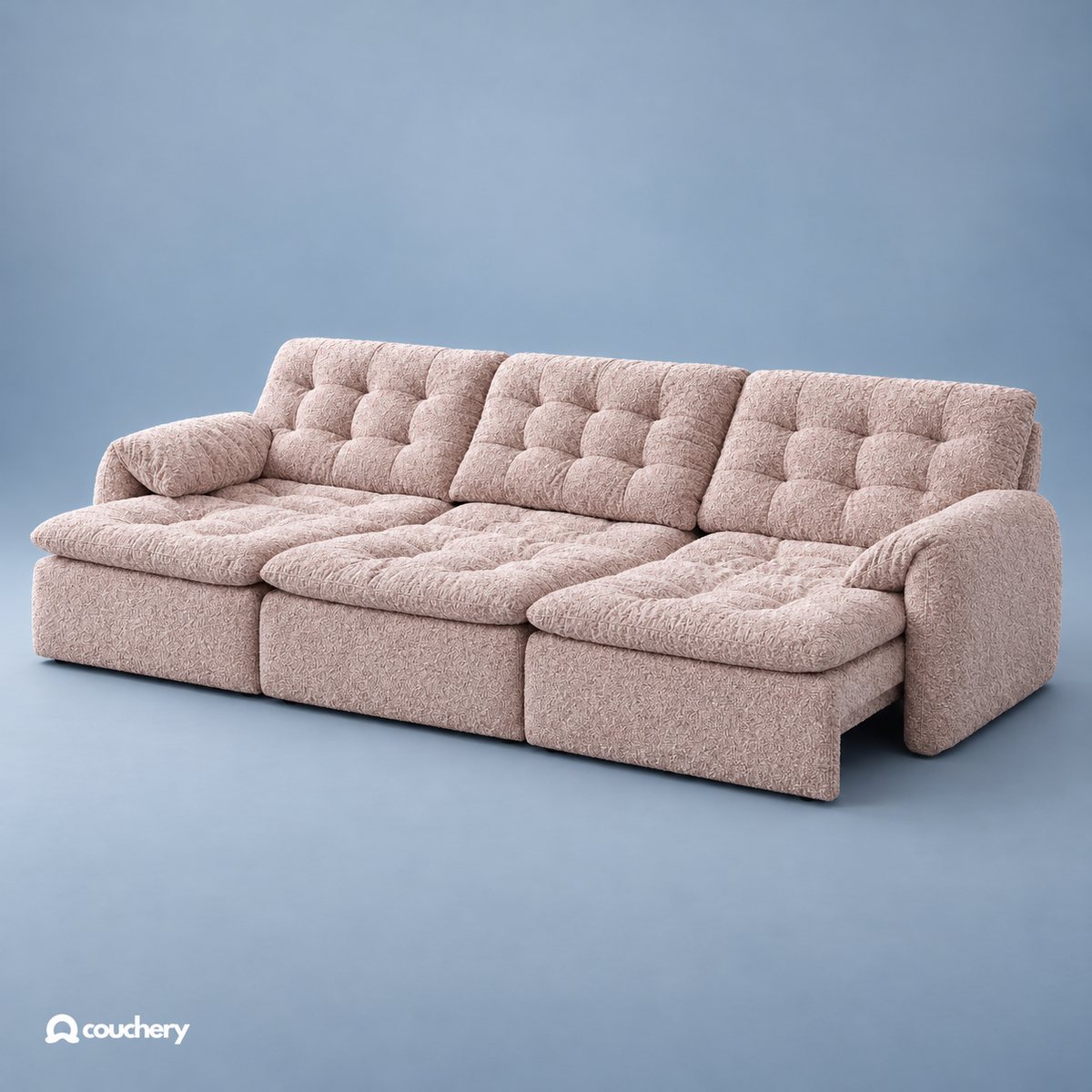 LumaNest Loft Bouclé Blush LB09 colour preview