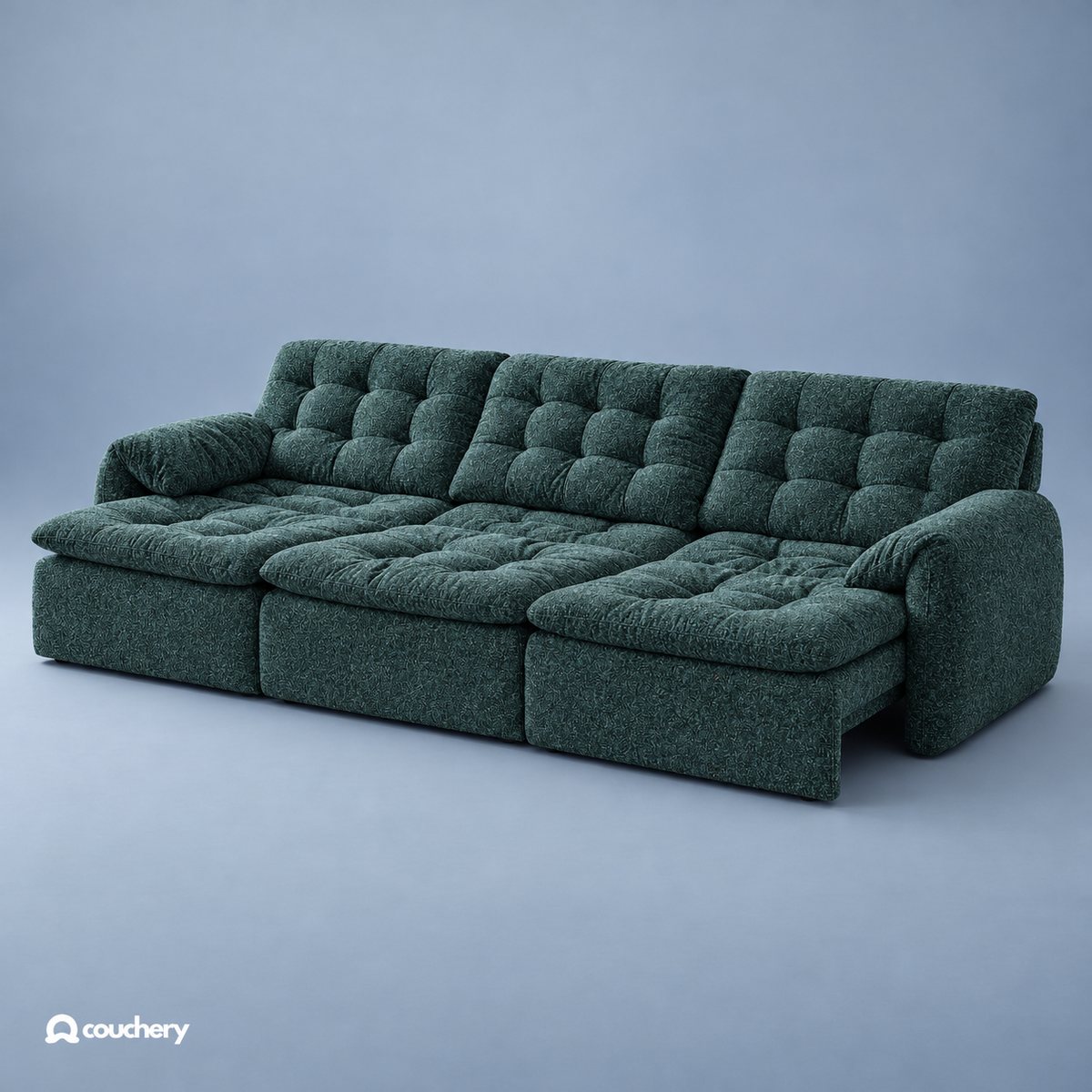 LumaNest Loft Bouclé Deep Teal LB15 colour preview