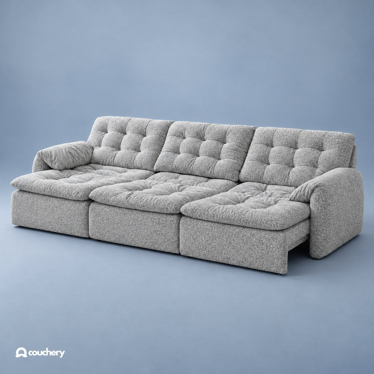 LumaNest Loft Bouclé Frost Grey LB20 colour preview