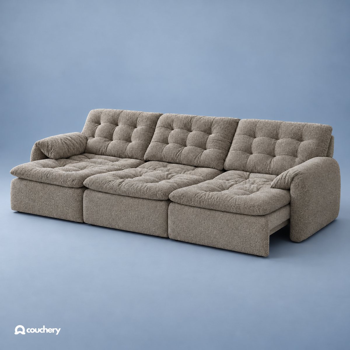 LumaNest Loft Bouclé Warm Taupe LB05 colour preview